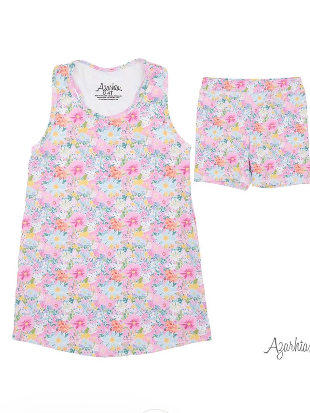 NWT Azarhia Izzy Tennis Dress and Matching Short in Petal Pop
